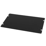 Hammond 1431-14BK3 Chassis Bottom Panel 229x127x1mm Steel Black