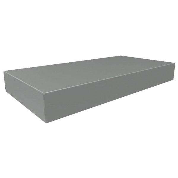  1441-26 Steel Chassis 406x203x51mm Grey