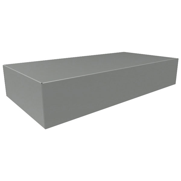  1441-28 Steel Chassis 406x203x76mm Grey