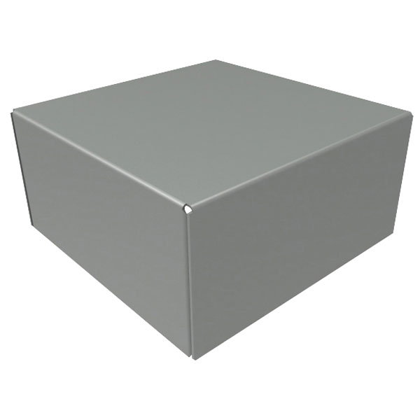  1441-6 Steel Chassis 102x102x51mm Grey