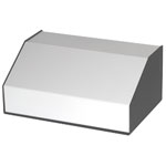 Hammond 519-0910 Sloped Enclosure 150x218x100/51mm 2-Tone Grey