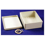 Hammond RP1280 Watertight Enclosure 186x146x75mm Polycarbonate Off White