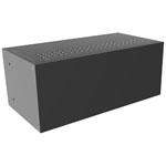 Hammond RM2U0804VBK Rack Mounted Enclosure 108x211x89mm Aluminium Black