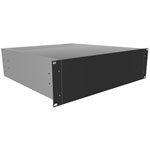 Hammond RM3U1918VBK Rack Mounted Enclosure 457x422x133mm Aluminium Black