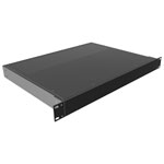 Hammond RM1U1913VBK Rack Mounted Enclosure 330 x 421 x 44mm Aluminium Black