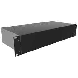 Hammond RM2U1908VBK Rack Mounted Enclosure 203 x 421 x 89mm Aluminium Black