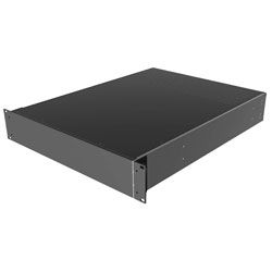 Hammond RM2U1922VBK Rack Mounted Enclosure 559x421x89mm Aluminium Black