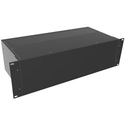 Hammond RM3U1908VBK Rack Mounted Enclosure 203x421x133mm Aluminium Black