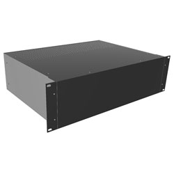 Hammond RM3U1913VBK Rack Mounted Enclosure 330x421x133mm Aluminium Black