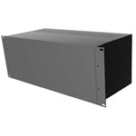 Hammond RM4U1908VBK Rack Mounted Enclosure 203x421x178mm Aluminium Black