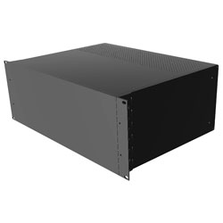 Hammond RM4U1913VBK Rack Mounted Enclosure 330x421x178mm Aluminium Black