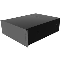 Hammond RM4U1922VBK Rack Mounted Enclosure 559x421x178mm Aluminium Black