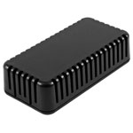 Hammond 1551V2BK Miniature Plastic Enclosure Vented 80x40x20mm Black