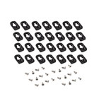 Hammond 1557FOOT2BK-24 PC Mounting Foot for 1557 Series Enclosures