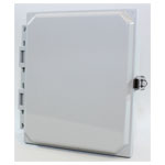 Hammond PCJ1082L IP66 Type 4X Polycarbonate Junction Box Hinged Lid Snap Latch