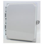 Hammond PCJ1084L IP66 Type 4X Polycarbonate Junction Box Hinged Lid Snap Latch