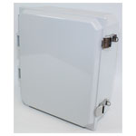 Hammond PCJ12104L IP66 Type 4X Polycarbonate Junction Box Hinged Lid Snap Latch