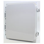 Hammond PCJ12106L IP66 Type 4X Polycarbonate Junction Box Hinged Lid Snap Latch