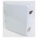 Hammond PCJ14126L IP66 Type 4X Polycarbonate Junction Box Hinged Lid Snap Latch