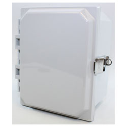 Hammond PCJ864L IP66 Type 4X Polycarbonate Junction Box Hinged Lid Snap Latch