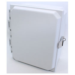 Hammond PJU1084L IP66 Type 4X GRP Junction Box Hinged Lid with Snap Latch