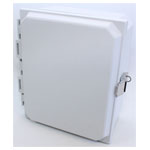 Hammond PJU1084L IP66 Type 4X GRP Junction Box Hinged Lid with Snap Latch