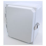 Hammond PJU1086L IP66 Type 4X GRP Junction Box Hinged Lid with Snap Latch