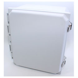 Hammond PJU12106L IP66 Type 4X GRP Junction Box Hinged Lid with Snap Latch