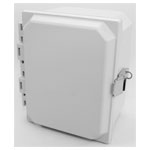 Hammond PJU864L IP66 Type 4X GRP Junction Box Hinged Lid with Snap Latch