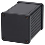 Hammond 1455CS801BK Extruded Enclosure 54 X 54 X 80 Black Anodise