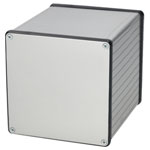 Hammond 1455NS1201 Extruded Enclosure 103 X 103 X 120 Clear Anodise