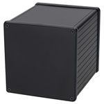 Hammond 1455NS1201BK Extruded Enclosure 103 X 103 X 120 Black Anodise