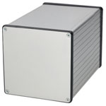 Hammond 1455NS1601 Extruded Enclosure 103 X 103 X 160 Clear Anodise