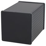 Hammond 1455NS1601BK Extruded Enclosure 103 X 103 X 160 Black Anodise