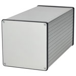 Hammond 1455NS2201 Extruded Enclosure 103 X 103 X 220 Clear Anodise