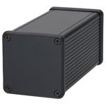 Hammond 1455CS1202BK Extruded Enclosure 54 X 54 X 120 Black Anodise