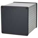 Hammond 1455NS1202 Extruded Enclosure 103 X 103 X 120 Clear Anodise