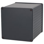 Hammond 1455NS1202BK Extruded Enclosure 103 X 103 X 120 Black Anodise