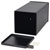 Hammond 1455NS2202BK Extruded Enclosure 103 X 103 X 220 Black Anodise