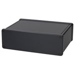 Hammond 1455T1202BK Extruded Enclosure 120X165X52 Black Anodise