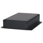 Hammond 1455JF1201BK Extruded Enclosure Side Mounting 120X78X27 Black Anodise