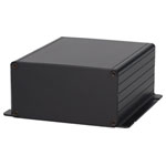 Hammond 1455NF1201BK Extruded Enclosure Side Mounting 120X103X53 Black Anodise