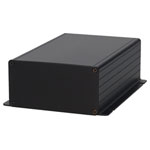 Hammond 1455NF1601BK Extruded Enclosure Side Mounting 160X103X53 Black Anodise