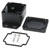 Hammond 1550Z101FBK Thick Wall Flanged Die Cast Enclosure, 50 x 45 x 30, Black