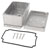 Hammond 1550Z108F Thick Wall Flanged Die Cast Enclosure, 125 x 81 x 59