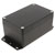 Hammond 1550Z108FBK Thick Wall Flanged Die Cast Enclosure, 125 x 81 x 59, Black