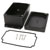 Hammond 1550Z108FBK Thick Wall Flanged Die Cast Enclosure, 125 x 81 x 59, Black