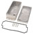 Hammond 1550Z109F Thick Wall Flanged Die Cast Enclosure, 150 x 64 x 36