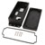 Hammond 1550Z109FBK Thick Wall Flanged Die Cast Enclosure, 150 x 64 x 36, Black