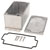Hammond 1550Z111F Thick Wall Flanged Die Cast Enclosure, 115 x 66 x 55